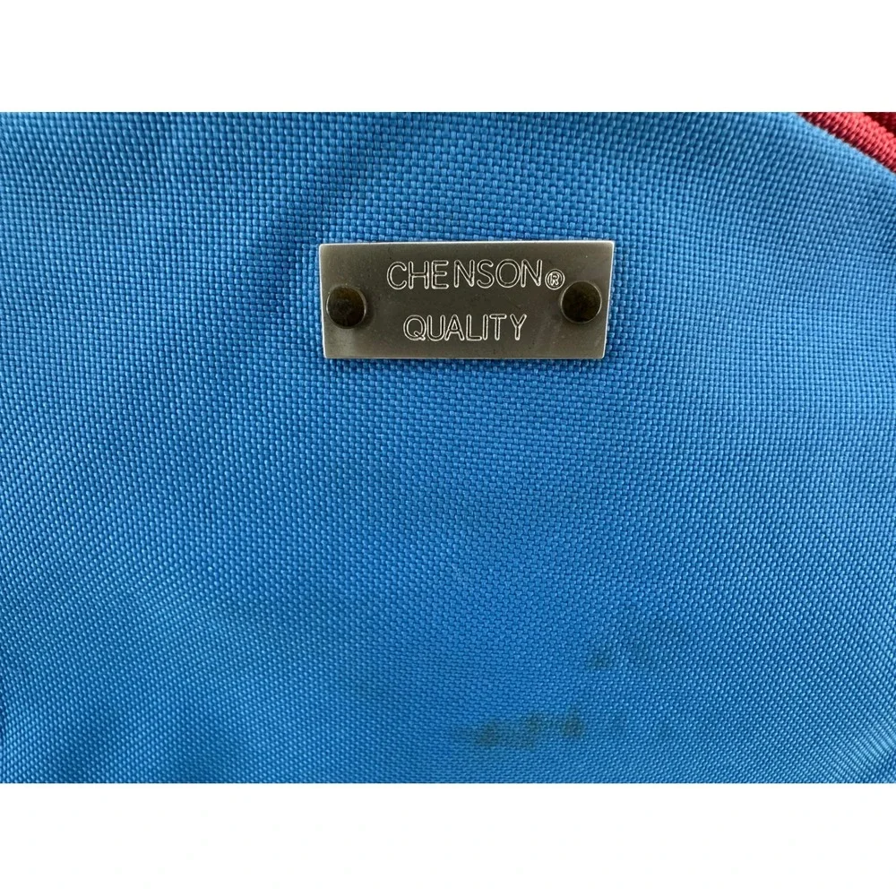 Chenson Thomas & Friends Kids Duffle Bag Blue Red Yellow Train Graphic Canvas
